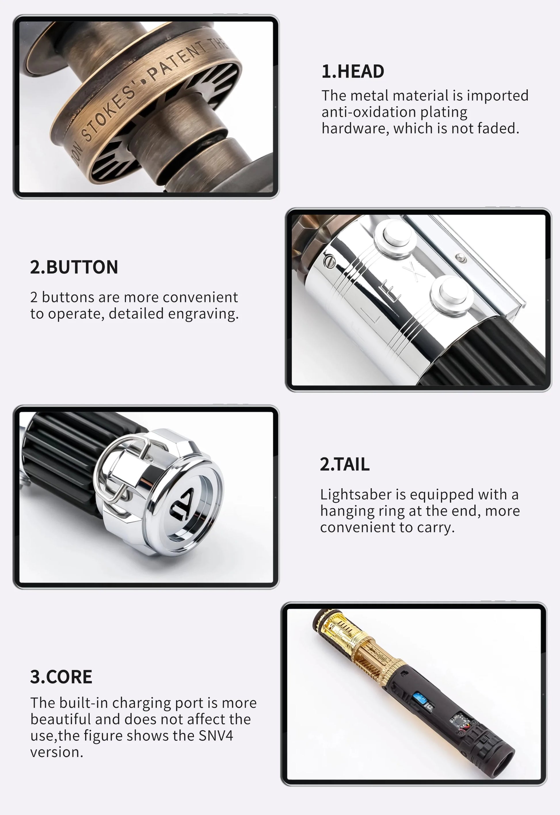 Obi-Wan EP4 Proffie Lightsaber w Smooth Swing - ProSabers